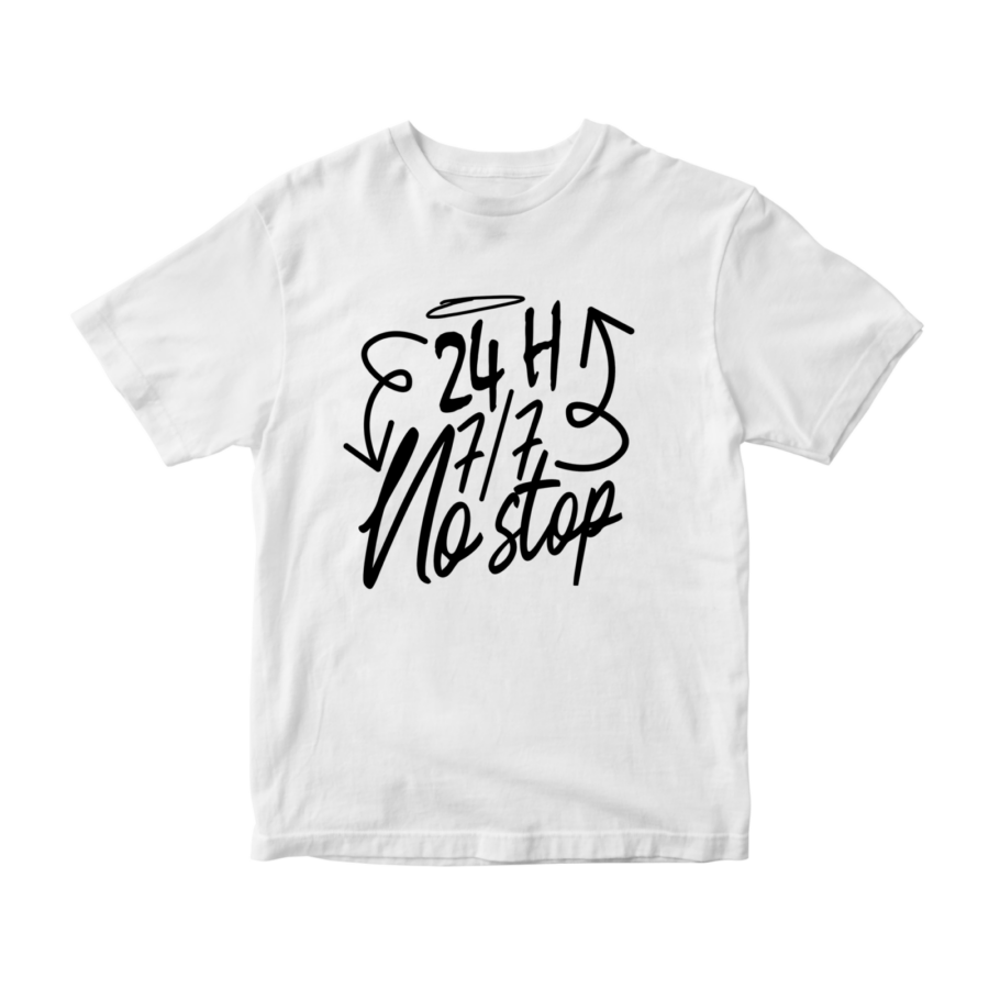 T-shirt NO STOP white